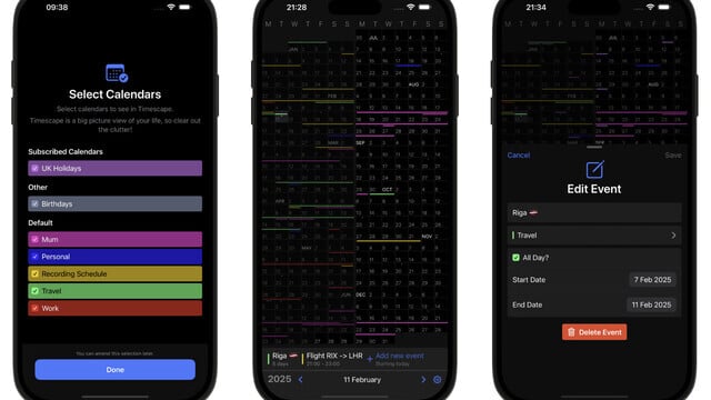 See Your Calendar in a New Way With Timescape